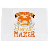 Der weltbeste Pancake Maker - Funny Pancake Maker Große Geschenktüte (Rückseite)