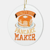 Der weltbeste Pancake Maker - Funny Pancake Maker Keramik Ornament (Links)