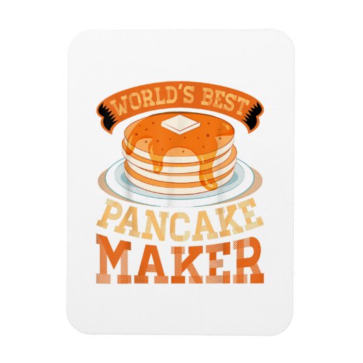 Der weltbeste Pancake Maker - Funny Pancake Maker Magnet (Vertikal)