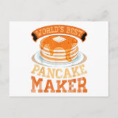 Der weltbeste Pancake Maker - Funny Pancake Maker Postkarte (Vorderseite)