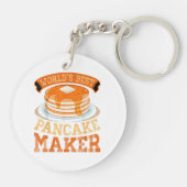Der weltbeste Pancake Maker - Funny Pancake Maker Schlüsselanhänger (Rückseite)