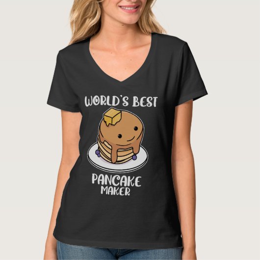 Der weltbeste Pancake Maker - Funny Pancake T-Shirt (Vorderseite)