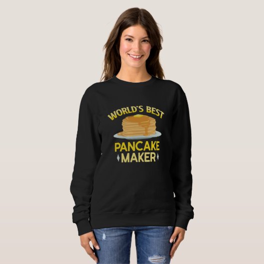 Der weltbeste Pancakes Maker Sweatshirt (Vorne ganz)