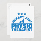 Der weltbeste Physiotherapeut Postkarte (Vorne/Hinten)