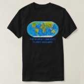 Der Weltbeste Planet der Erde T-Shirt (Design vorne)