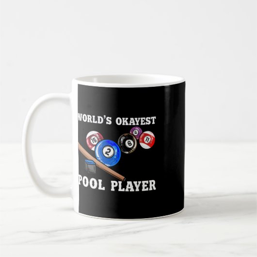Der weltbeste Pool-Player, den ich mit Billardspie Kaffeetasse (Links)
