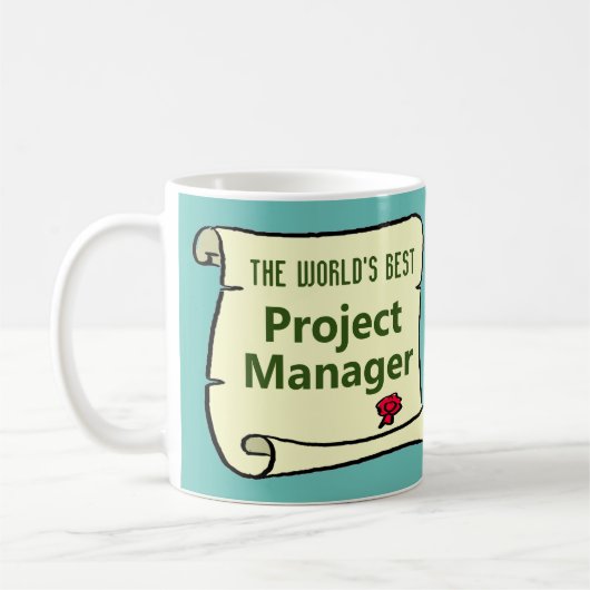 Der weltbeste Projektleiter. Kaffeetasse (Links)