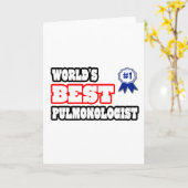 Der weltbeste Pulmonologe Karte (Gelbe Blume)