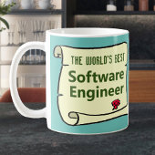 Der weltbeste Software-Ingenieur. Kaffeetasse