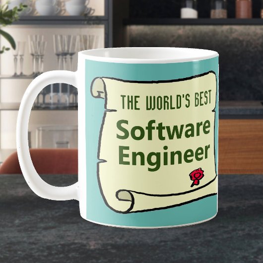 Der weltbeste Software-Ingenieur. Kaffeetasse