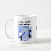 Der weltbeste Sudoku-Spieler personalisierte Mug