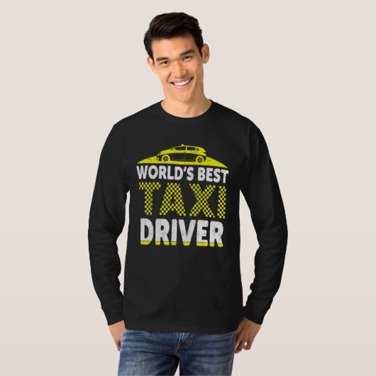 Der weltbeste Taxi-Fahrer T-Shirt (Vorne ganz)