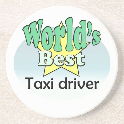 Der weltbeste Taxifahrer Getränkeuntersetzer (Vorne)