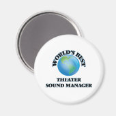 Der weltbeste Theater-Sound-Manager Magnet (Vorderseite/Rückseite)
