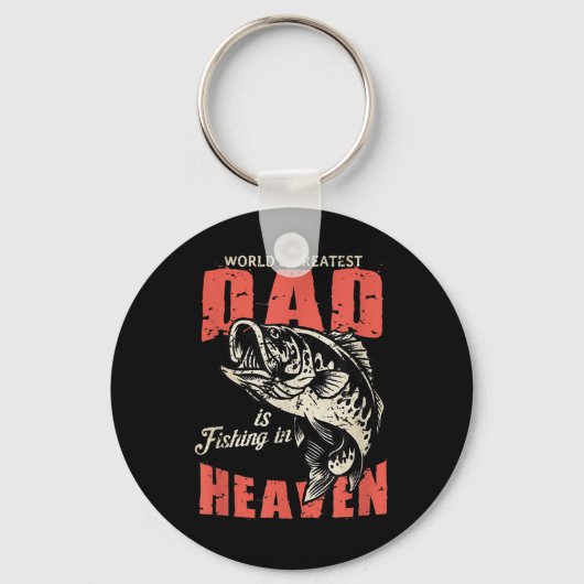 Der weltbeste Vater fischen im Himmel, Gedenkstätt Schlüsselanhänger (Vorderseite)