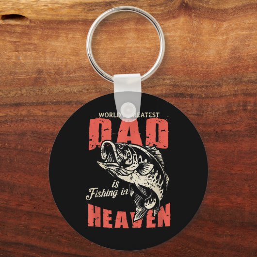 Der weltbeste Vater fischen im Himmel, Gedenkstätt Schlüsselanhänger (Vorderseite)