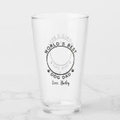 Der weltbeste Vater-Pad druckt Pet-Foto Glas (Vorderseite)