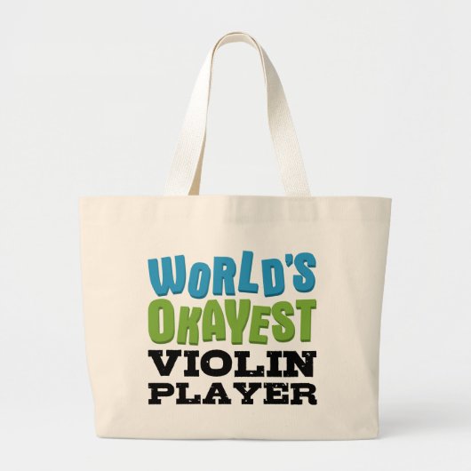 Der weltbeste Violinspieler Jumbo Stoffbeutel (Vorne)