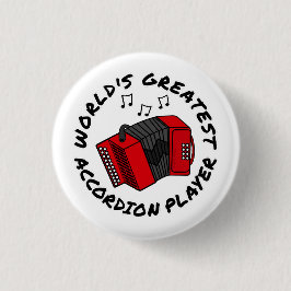 Der weltgrößte Accordion Player Funny Button