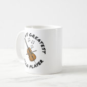 Der weltgrößte Cello-Spieler, Cellist Funny Kaffeetasse (Vorderseite Links)