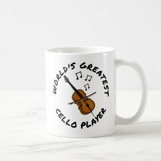 Der weltgrößte Cello-Spieler, Cellist Funny Kaffeetasse (Rechts)