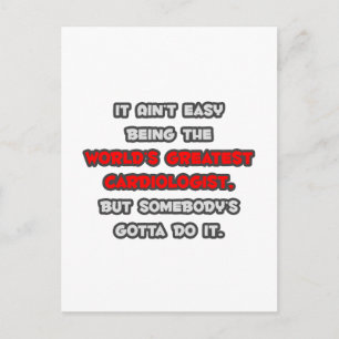 Der weltgrößte Kardiologe Joke Postkarte