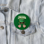 Der weltgrößte Leprechaun Funny Irish Spaß Button (Beispiel)