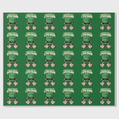 Der weltgrößte Leprechaun Funny Irish Spaß Geschenkpapier (Flach)