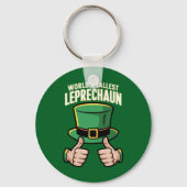 Der weltgrößte Leprechaun Funny Irish Spaß Schlüsselanhänger (Vorderseite)