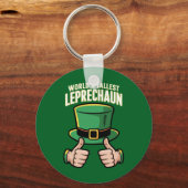 Der weltgrößte Leprechaun Funny Irish Spaß Schlüsselanhänger (Vorderseite)