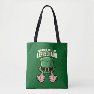 Der weltgrößte Leprechaun Funny Irish Spaß Tasche