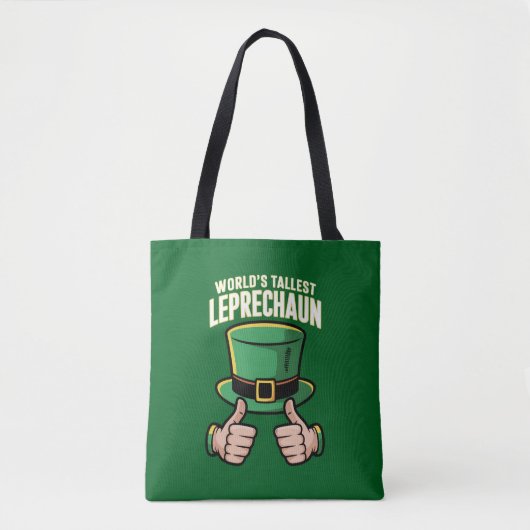 Der weltgrößte Leprechaun Funny Irish Spaß Tasche (Vorderseite)