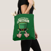 Der weltgrößte Leprechaun Funny Irish Spaß Tasche (Von Nahem)