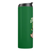 Der weltgrößte Leprechaun Funny Irish Spaß Thermosbecher (Nach links gedreht)