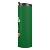 Der weltgrößte Leprechaun Funny Irish Spaß Thermosbecher (Nach rechts gedreht)