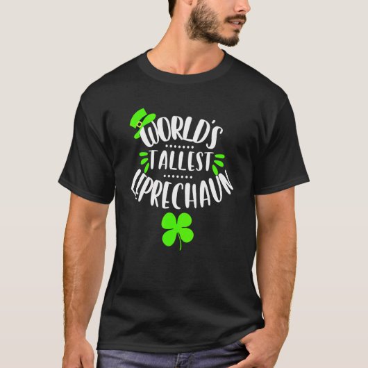 Der weltgrößte Leprechaun-St. Patrick's Day Shamr T-Shirt (Vorderseite)