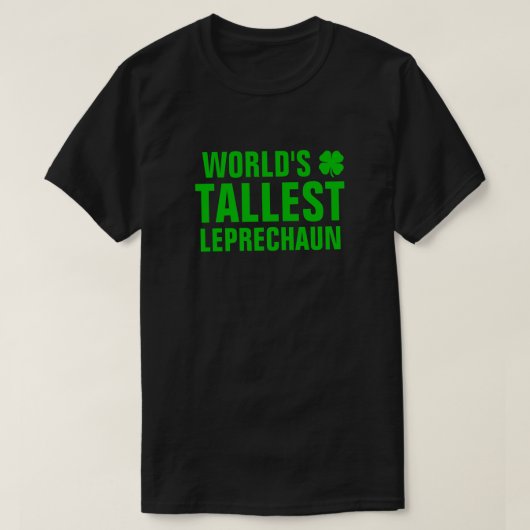 Der weltgrößte Leprechaun-T - Shirt (Design vorne)
