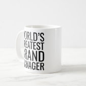Der weltgrößte Markenmanager Kaffeetasse (Vorderseite Links)