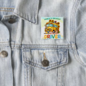 Der weltgrößte Schulbusfahrer Button (Beispiel)