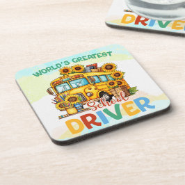 Der weltgrößte Schulbusfahrer Getränkeuntersetzer