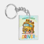 Der weltgrößte Schulbusfahrer Schlüsselanhänger (Vorderseite links)