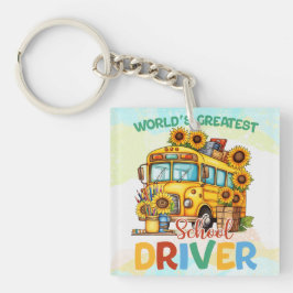 Der weltgrößte Schulbusfahrer Schlüsselanhänger