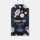 Der Weltraum des Astronauten blast von den Liebesm Geschenkanhänger (Vorderseite)