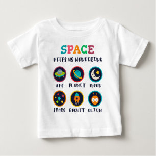 Der Weltraum lässt uns staunen Baby T-shirt