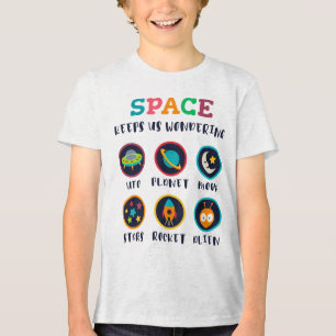 Der Weltraum lässt uns staunen Tri-Blend Shirt