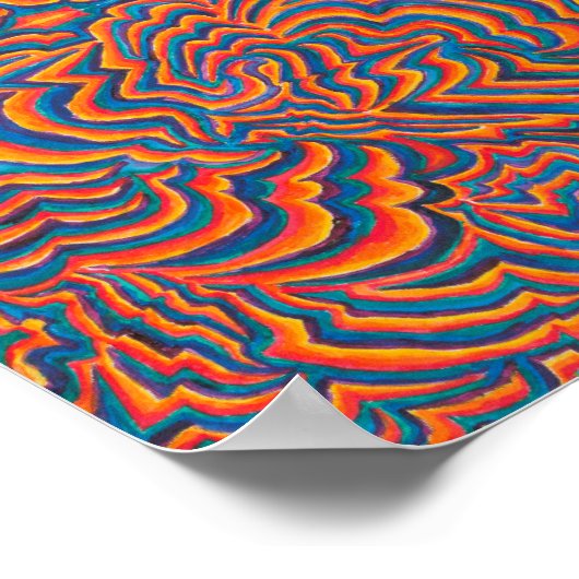 Der Weltraum zwischen Welt und Erde Poster (Ecke)