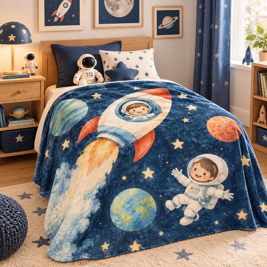 Der Weltraumforscher Fleecedecke