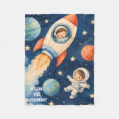 Der Weltraumforscher Fleecedecke (Vorderseite)