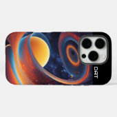Der Weltraumzeitkontinuum verschleiert Case-Mate iPhone Hülle (Rückseite (Horizontal))