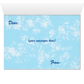 Der Weltwassertag Rette Wasser Rett Erde (Innenansicht Horizontal (Unten))